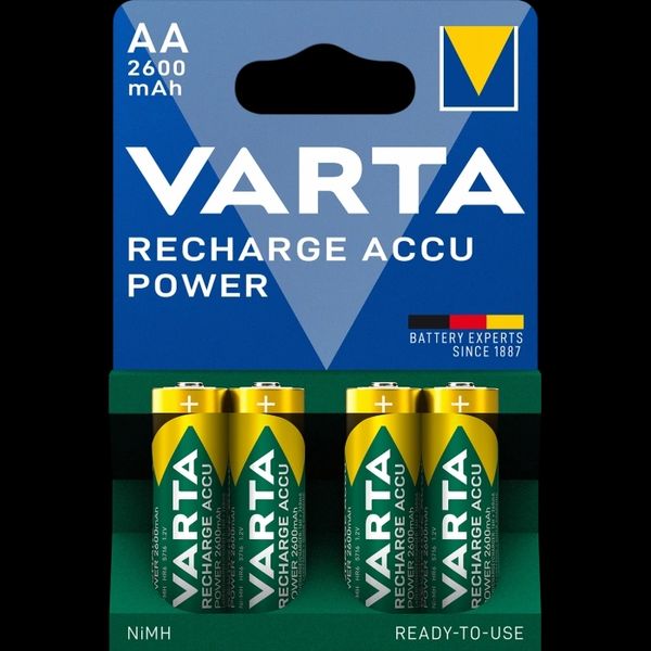 VARTA PROF ACCU AA 2600mAh BLI 4 NI-MH Аккумулятор 26987 фото