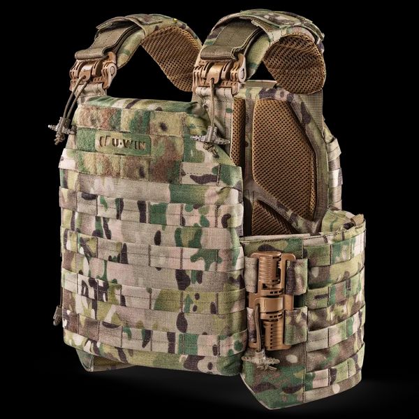 U-WIN Plate Carrier PRO мультикам Плитоноска /тактический жилет с быстрым сбросом 33264 фото