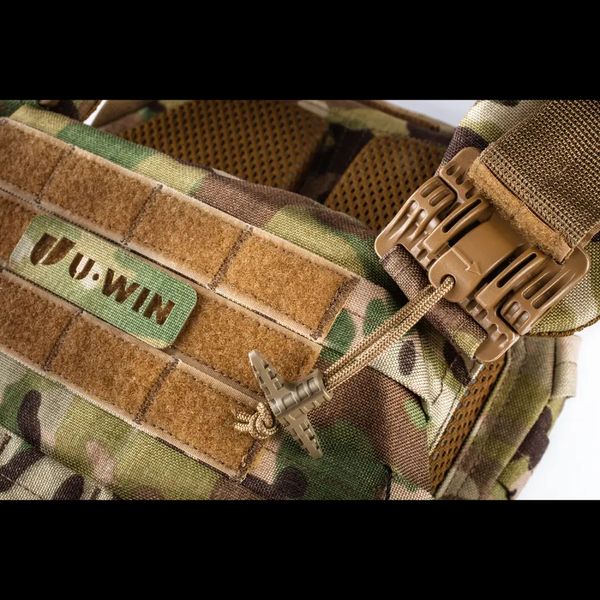 U-WIN Plate Carrier PRO мультикам Плитоноска / тактичний жилет зі швидким скиданням 33264 фото