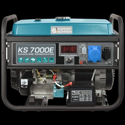 Konner&Sohnen KS 7000E Генератор бензиновий 230В 5.5кВт електростартер 99-00019408 фото