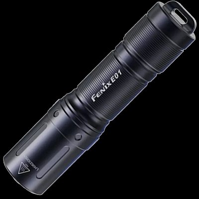 Fenix E01 V2.0 чорний ліхтар наключний 99-00009810 фото