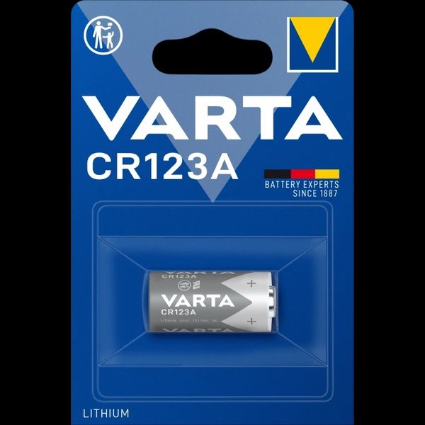 VARTA CR 123A BLI 1 LITHIUM Батарейка 26990 фото