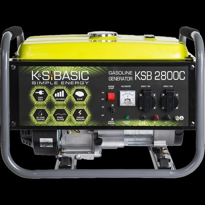 Konner&Sohnen Basic KSB 2800C Генератор бензиновий 230В 2.8 кВт ручний заупуск 99-00019401 фото
